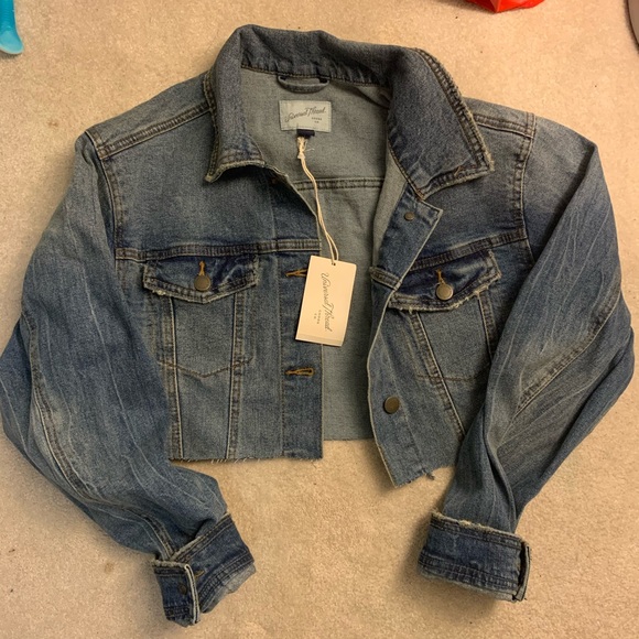 Target Jackets & Blazers - Cropped denim jacket